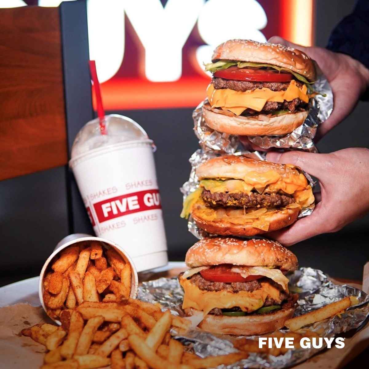 Five Guys Nederland Menu prijzen Bijgewerkt 2024