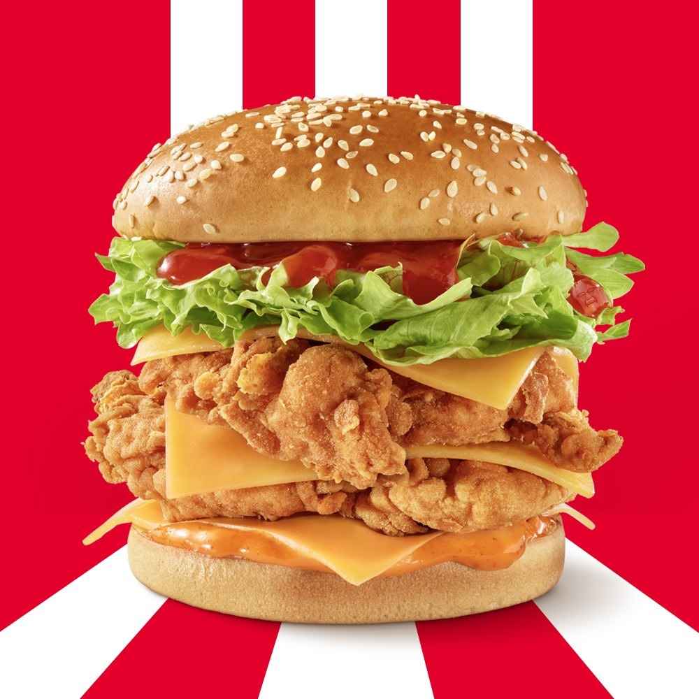 KFC Burgers Menu prijzen