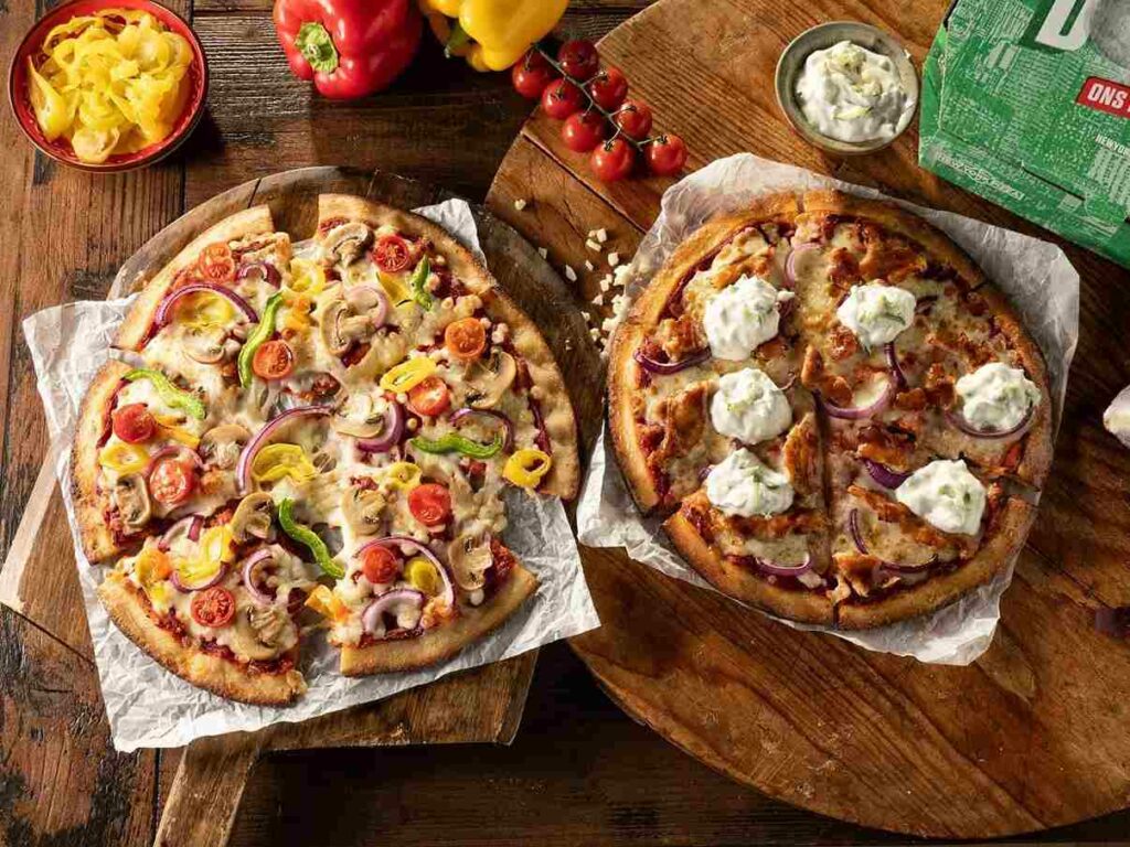 New York Pizza Vegetarian pizza's prijzen 