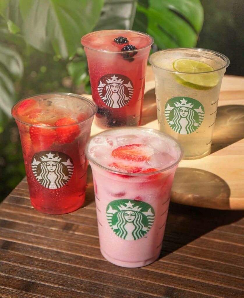 Starbucks Water & Juice Menu