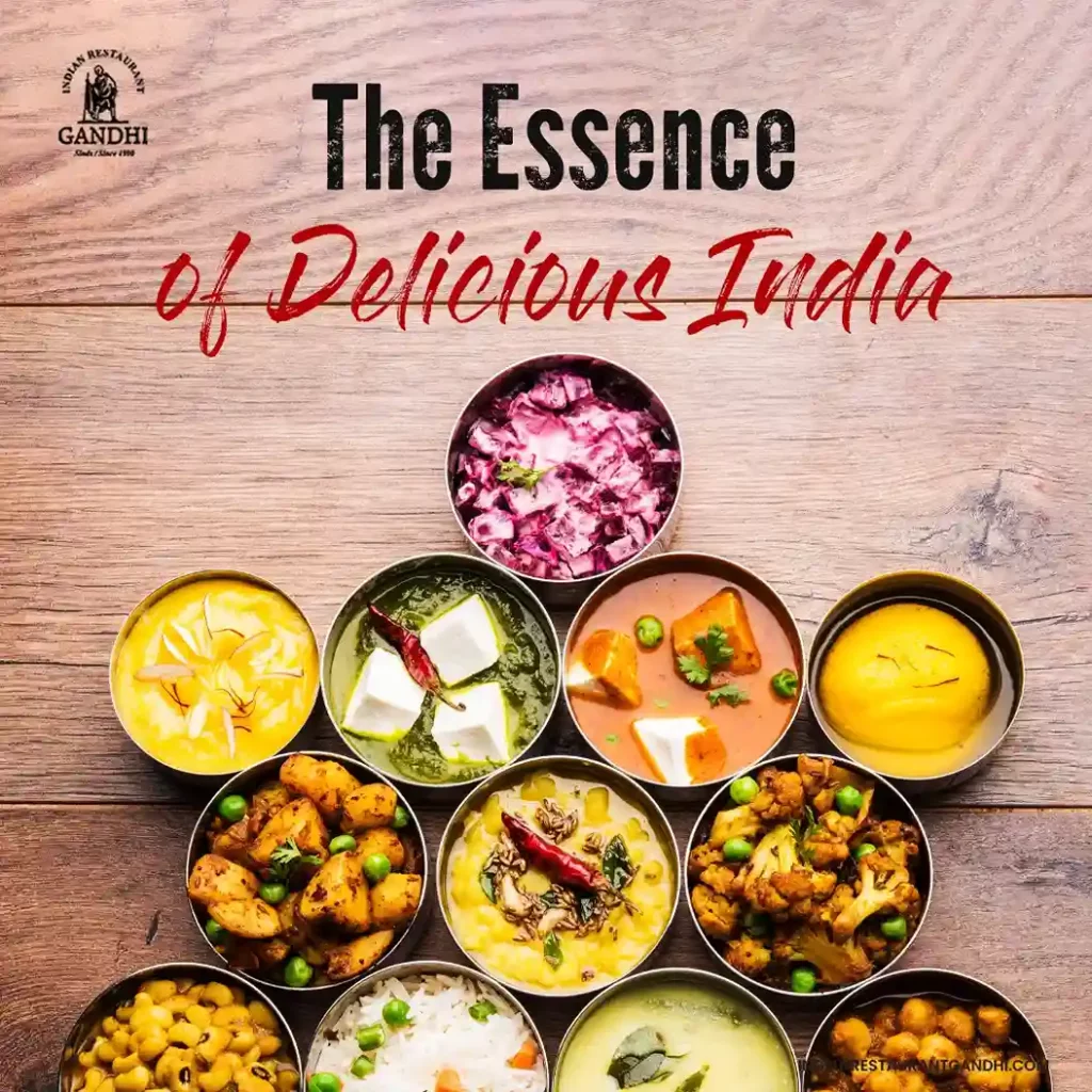 Indian Restaurant Gandhi SPECIAAL INDIASE SET DINNER Menu Prijzen 